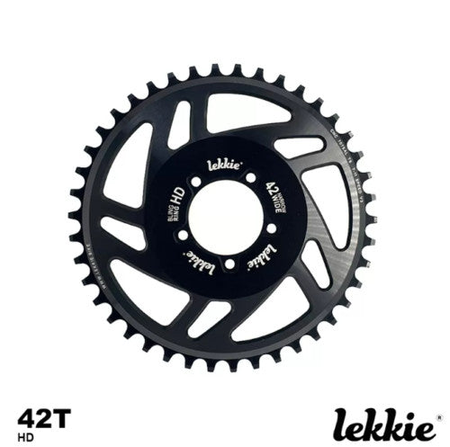 Authentic Lekkie Bling Ring - Chainring for BBS01/02 & BBSHD Electric Bikes - Multiple Sizes
