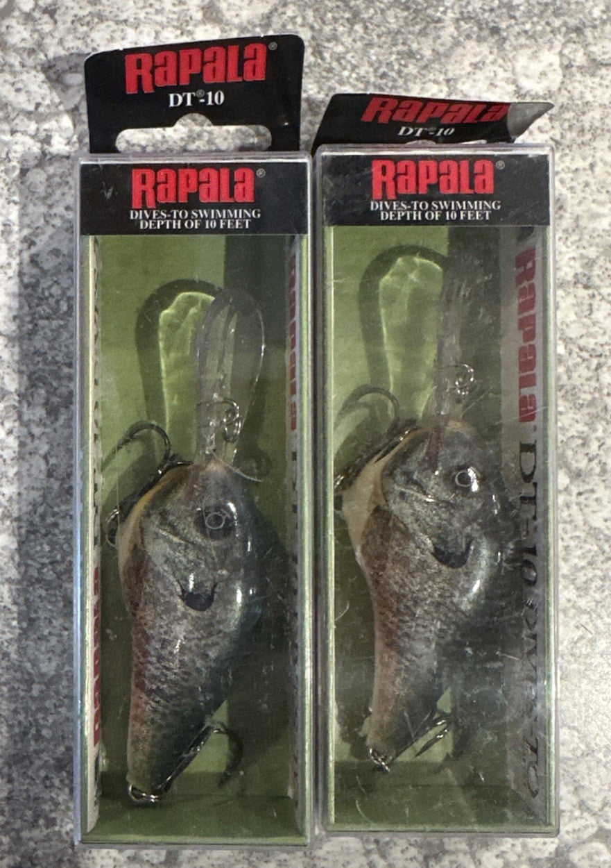 Rapala DT-10 Diving Live Bait Lure - Bluegill - 2 Pack