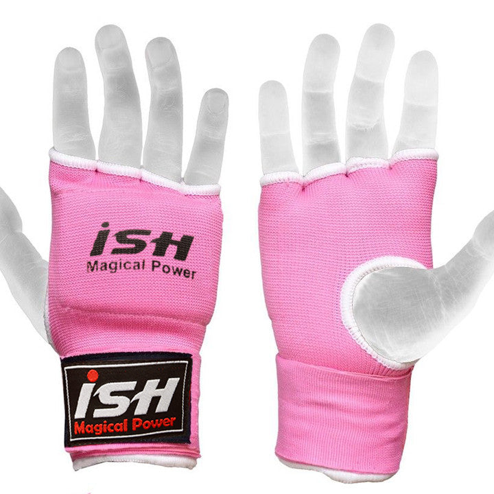 Gel Padded Inner Boxing Gloves Hand Wraps for MMA Muay Thai Training Pink