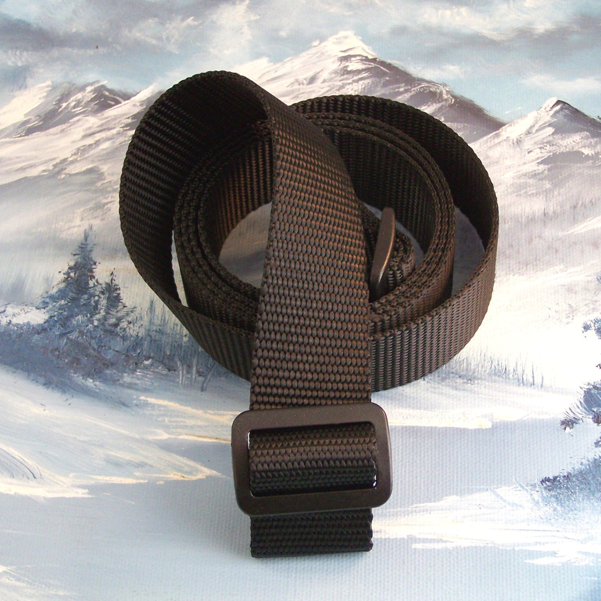 Heavy Duty 1.25 Inch Nylon Rifle Sling - Adjustable 42 Inch Black