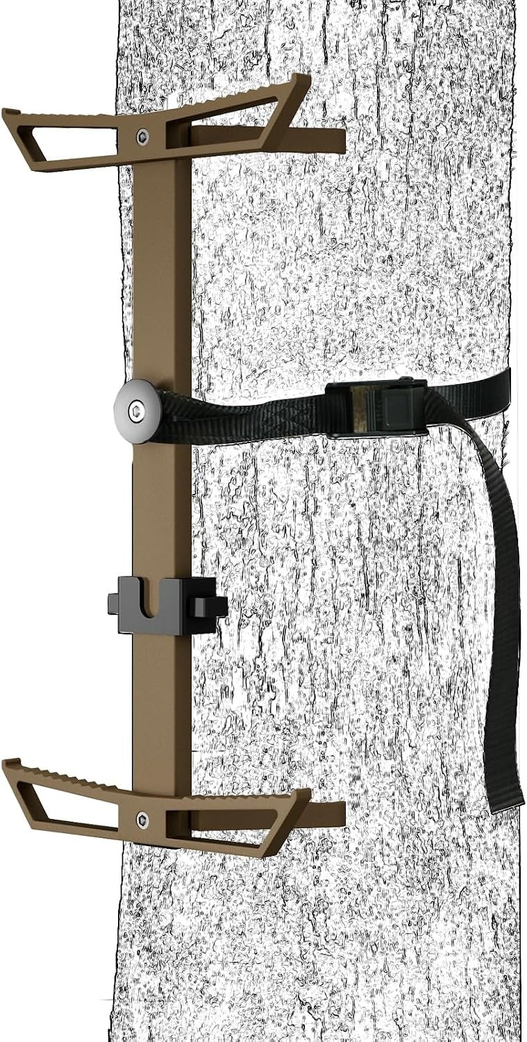 17-Inch Aluminum Climbing Sticks for Hunting with Non-Slip Steps