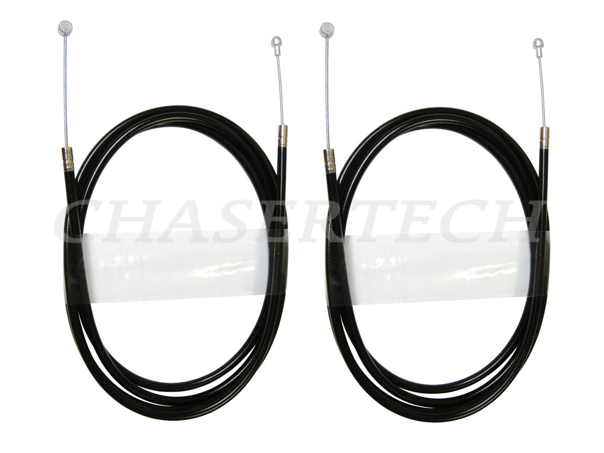 Universal Bicycle Brake Cable Set for MTB Road BMX Bikes Black 2 Pieces