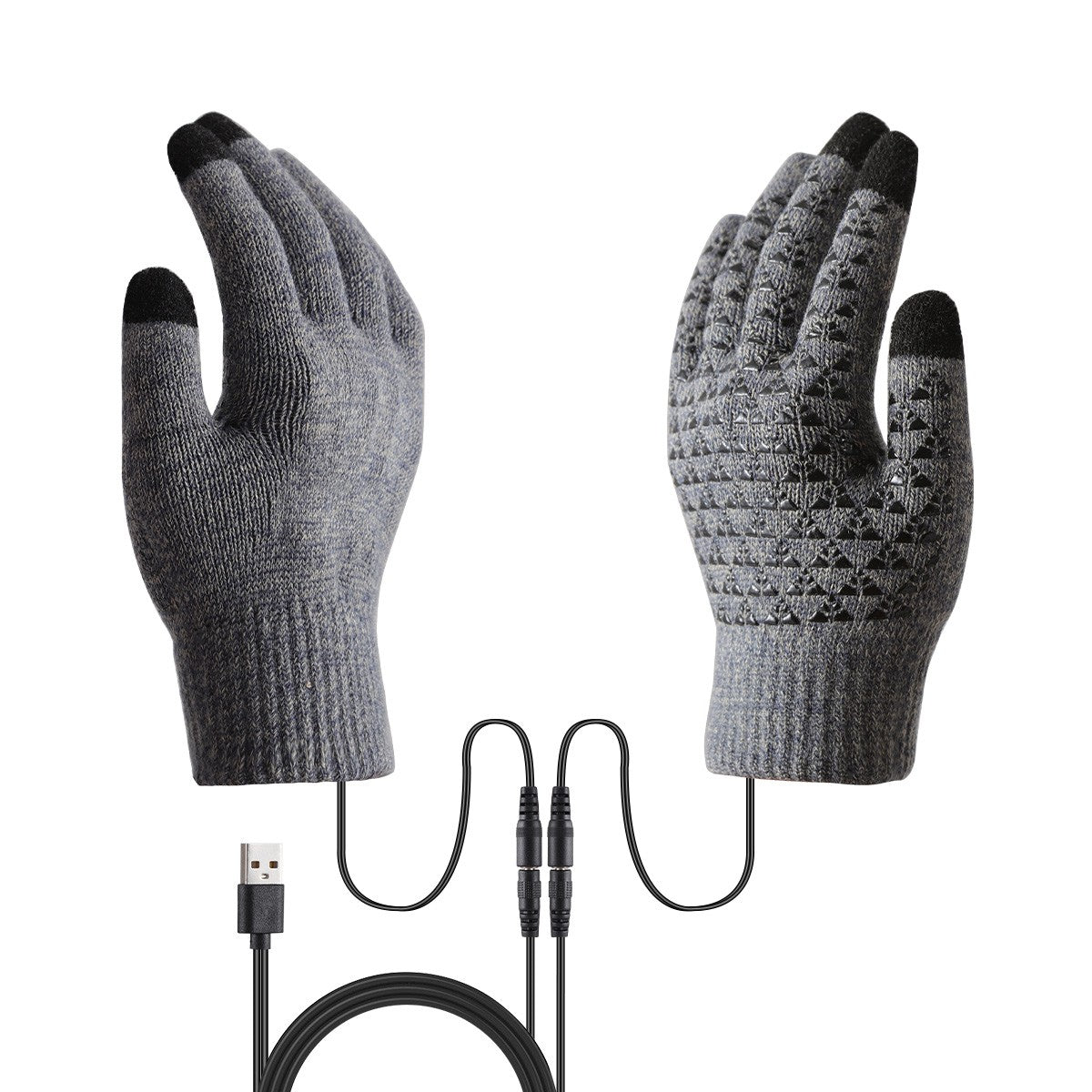 Heated Gloves Electric USB Hand Warmers Touchscreen Winter Gloves