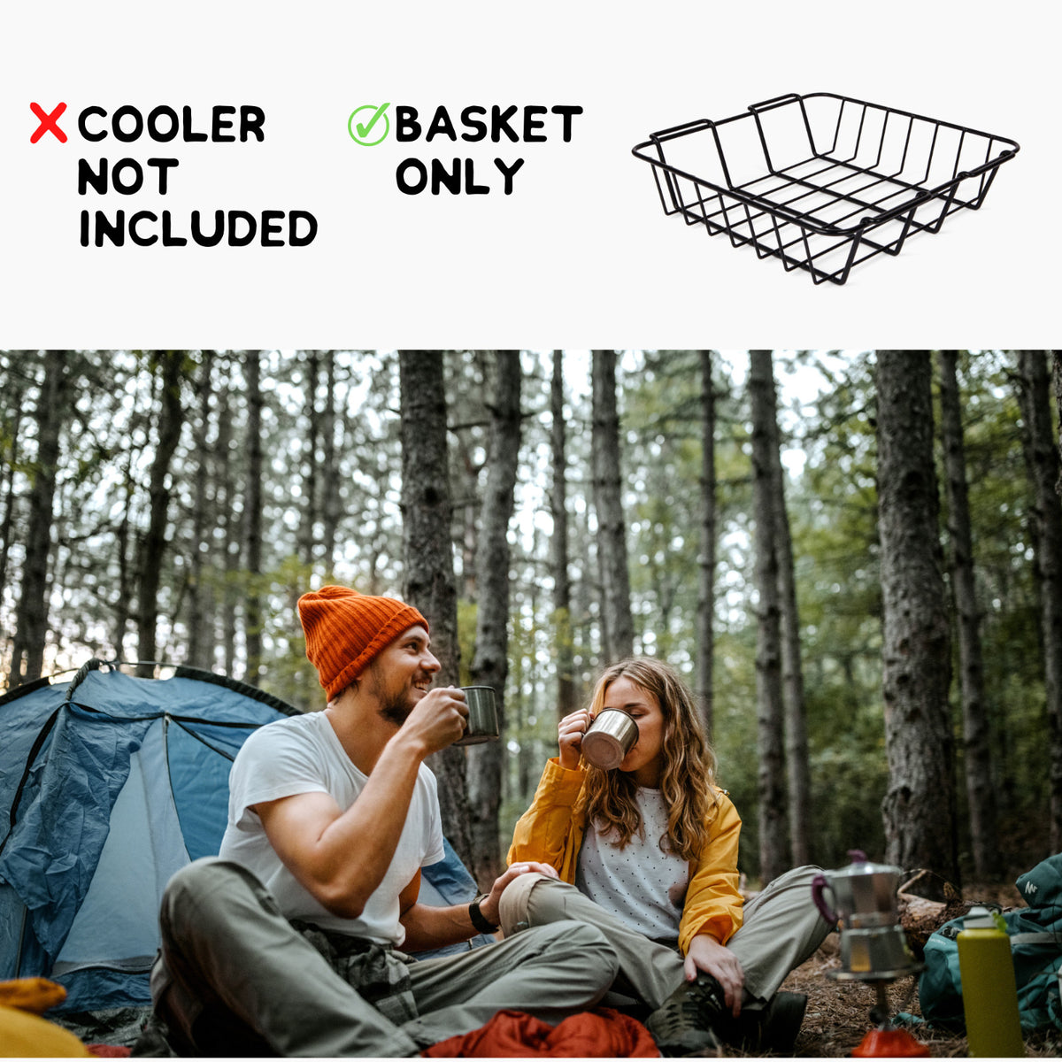 RTIC 65 Qt Cooler Wire Basket - Cooler Accessories for Dry Food Storage