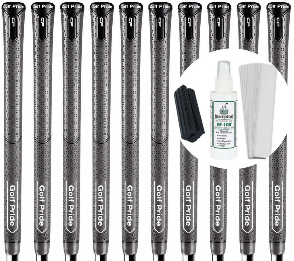 Golf Pride CP Plus4 Standard Golf Club Grips Set of 10 with Grip Kit