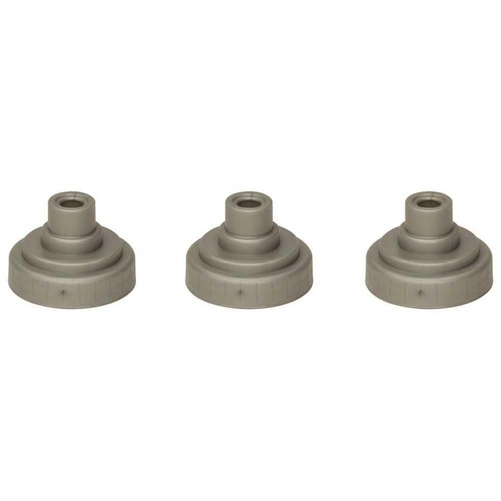 Race Cap Pack of 3 Silver Bottle Caps for Flasks and Bottles