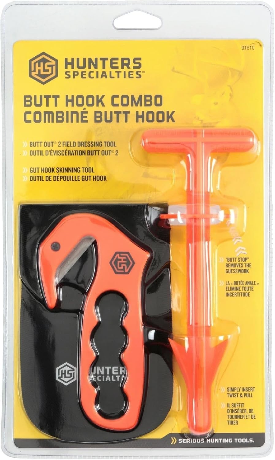 Big Game Field Dressing Kit with Gut Hook and Butt Out for Hunting