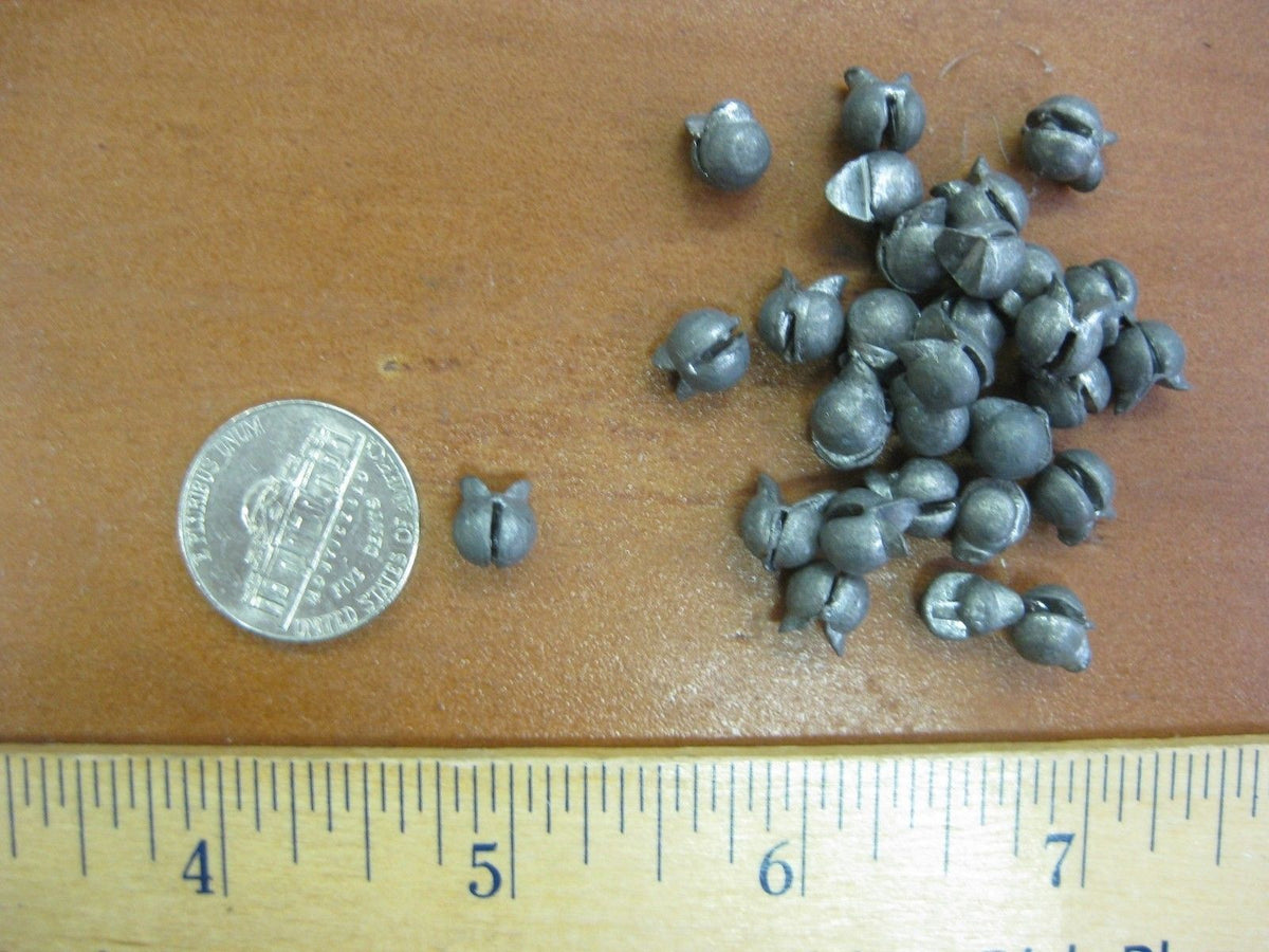 6 Pack of Removable Split Shots 1/16oz #5 Fishing Sinkers - KUFA