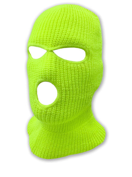 Full Face Ski Mask Winter Balaclava Hat Tactical 3 Hole Knitted Mask