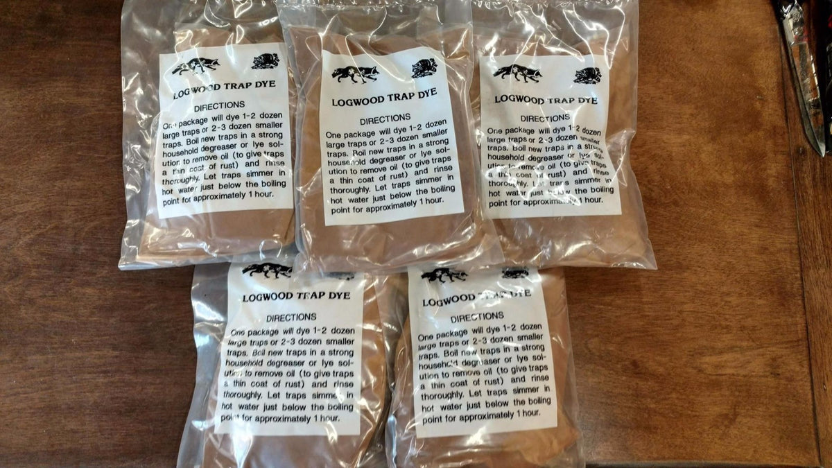 5 Pounds Logwood Trap Dye for Trapping and Fishing Baits - Black & Dark Blue