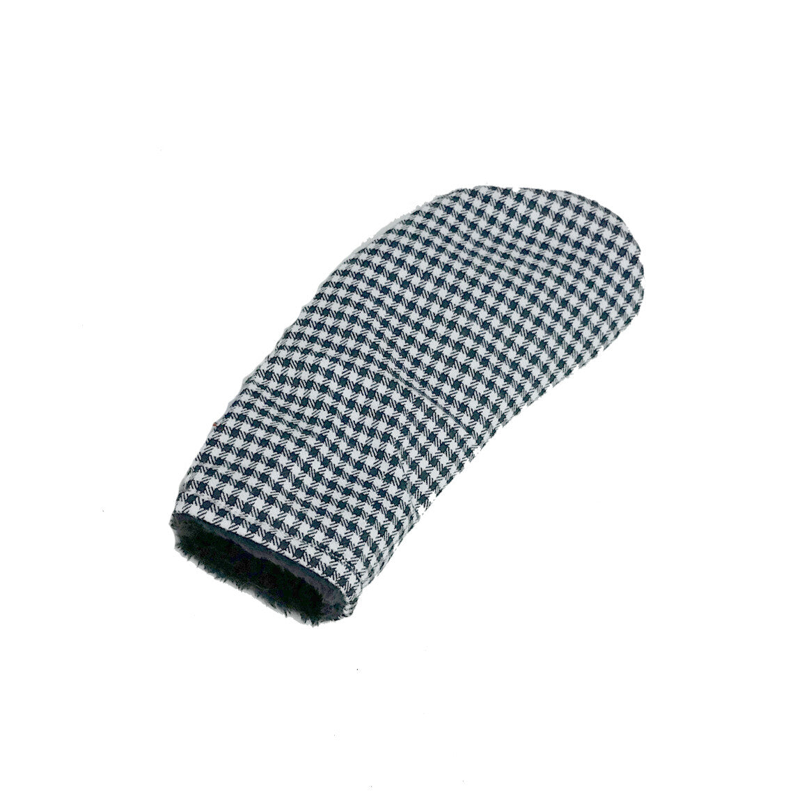 Sunfish Golf Headcover Set - Black White Tartan Plaid Houndstooth Premium Club Protectors