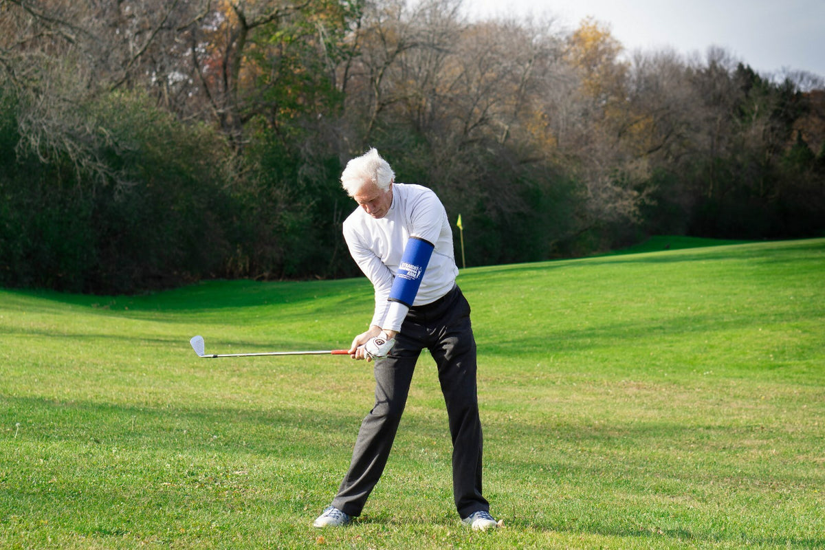 Golf Swing Trainer - Straight Arm Teaching Aid for Better Distance & Accuracy