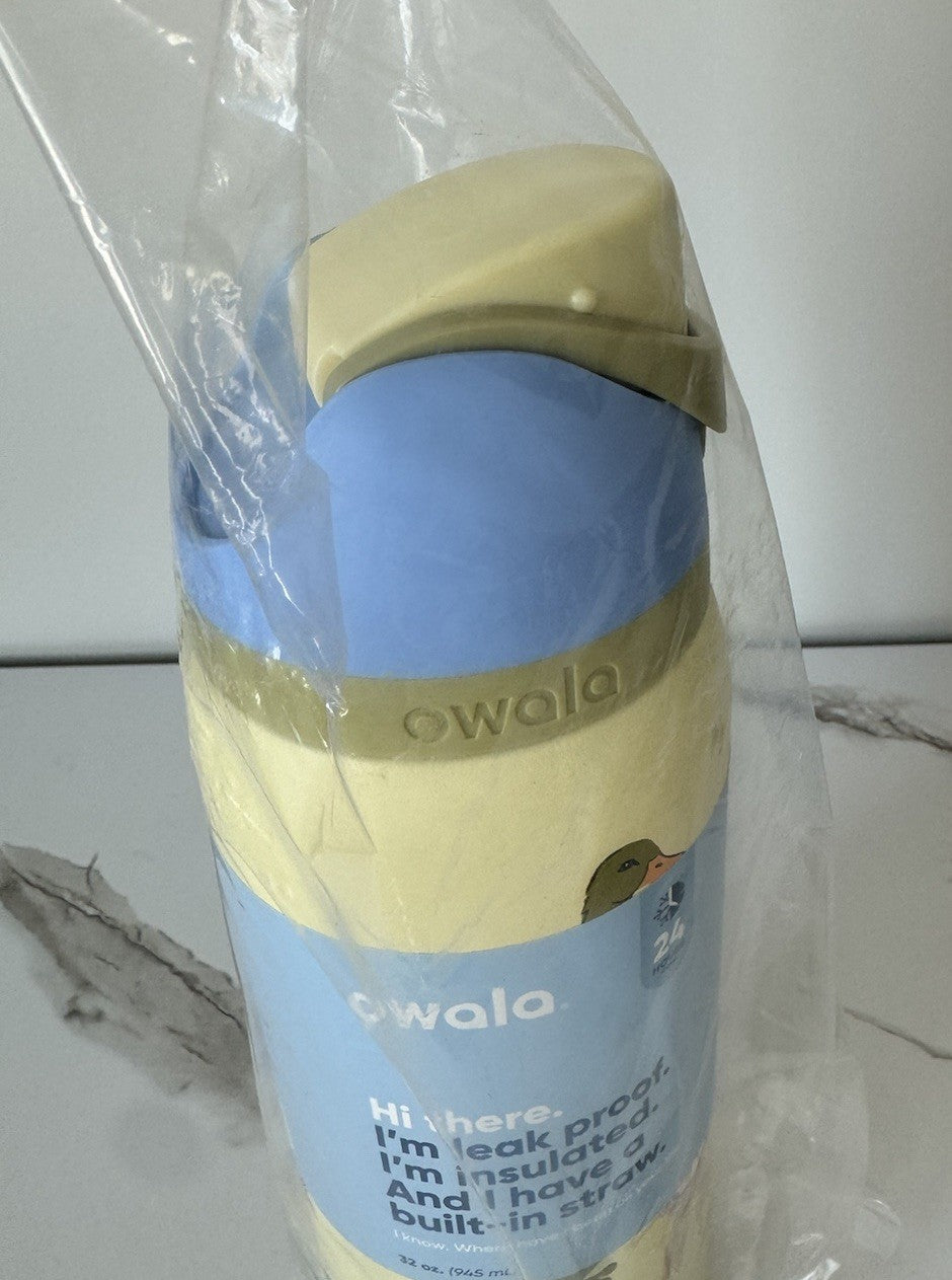 32oz Water Bottle with FreeSip Spout - Party Animals Design, Owala