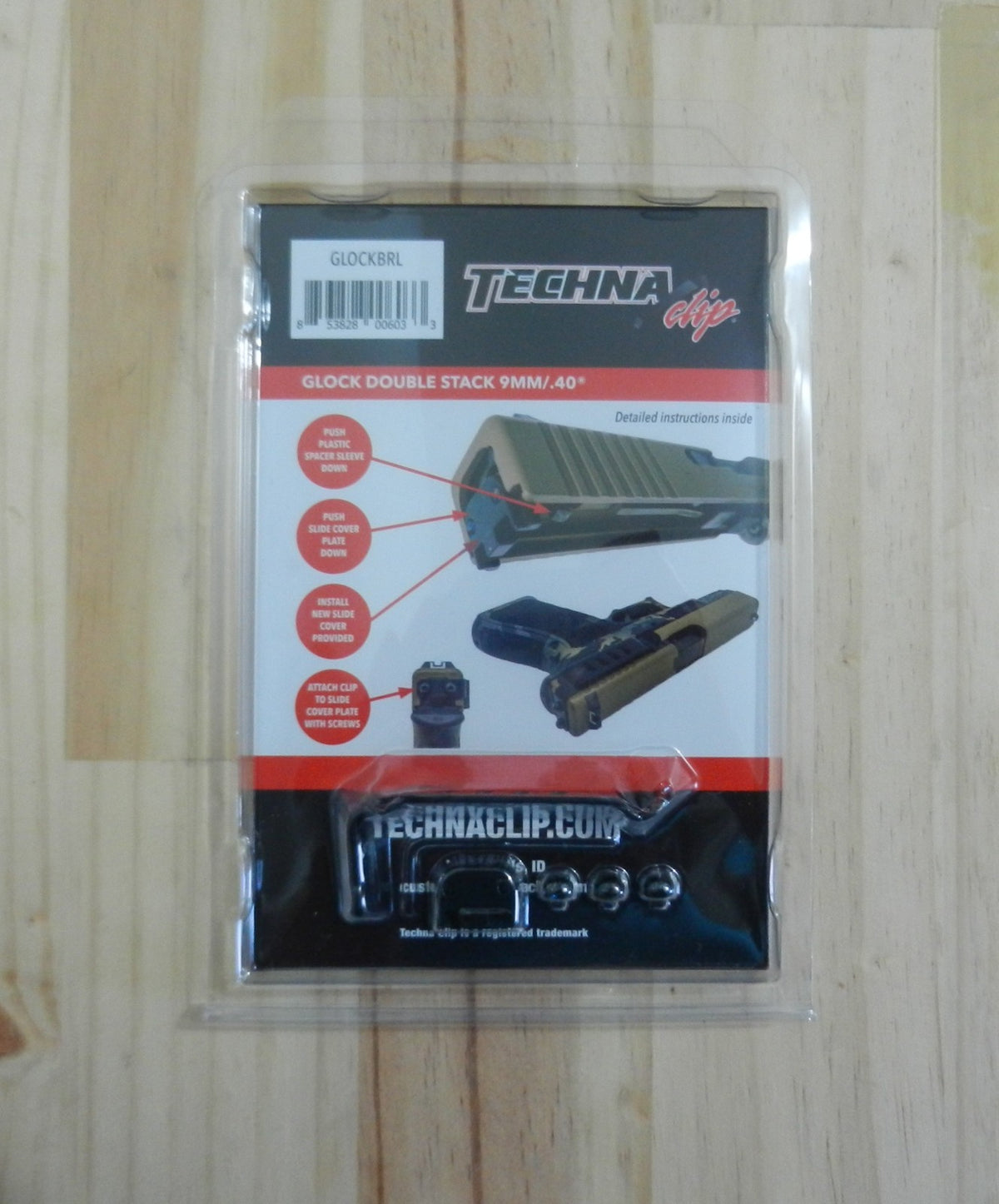 Universal Pistol Magazine Clip for Models 17-36, Ambidextrous, Lightweight