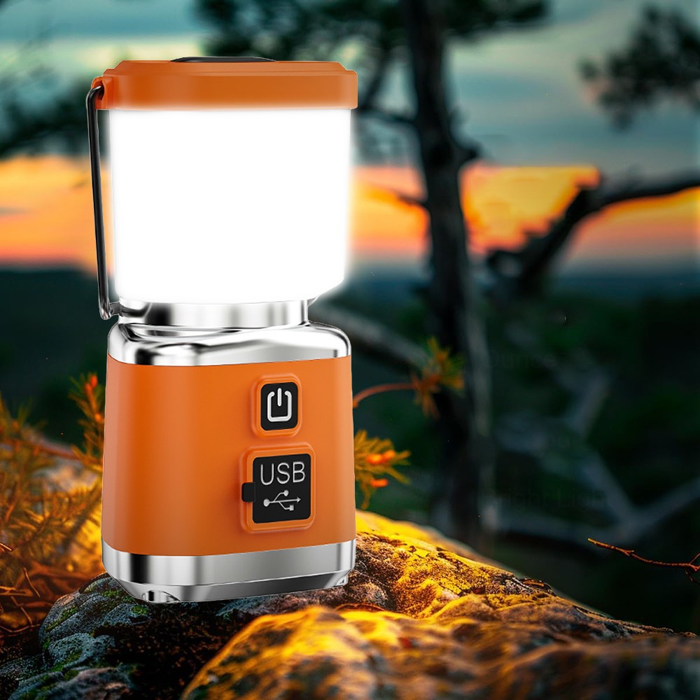 1000LM Rechargeable LED Camping Lantern Light with USB Portable