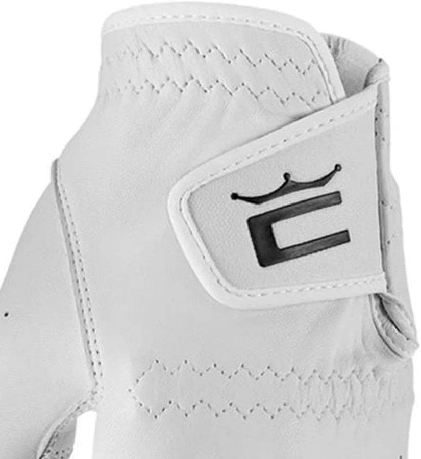 Golf Tour Glove Men Left Hand Cabretta Leather XL - White