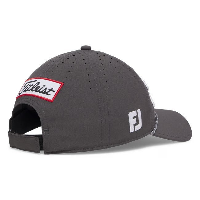 Golf Men's Adjustable Tour Breezer Cap Hat Charcoal White