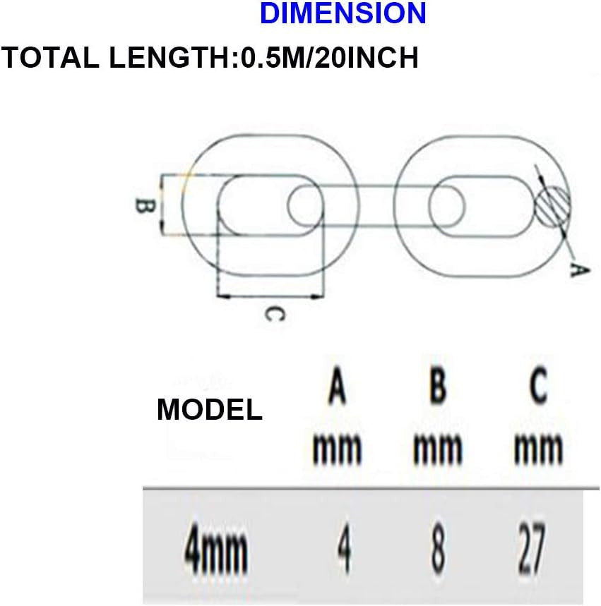 Heavy Duty Stainless Steel Chain for Punching Bags, Hanging Chair, Swing