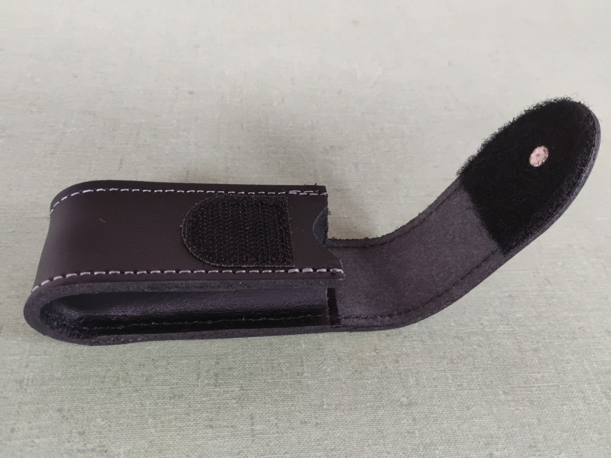 Victorinox Swiss Army Leather Knife Belt Pouch 94mm x 41mm Black