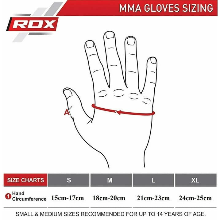 MMA Grappling Gloves for Martial Arts & Sparring Training, Shock Absorbent