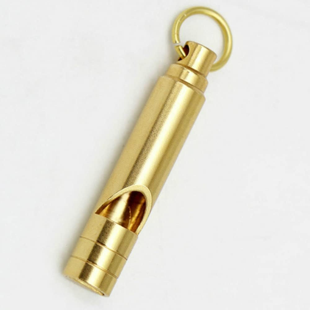 Loud Emergency Whistles - 2 Pack Metal SOS Lifeguard Safety Signaling