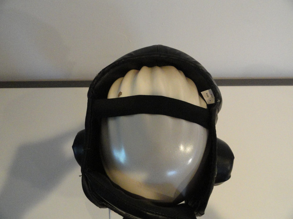 Adult MMA Headguard with Face Cage - Black Vinyl Sparring Gear