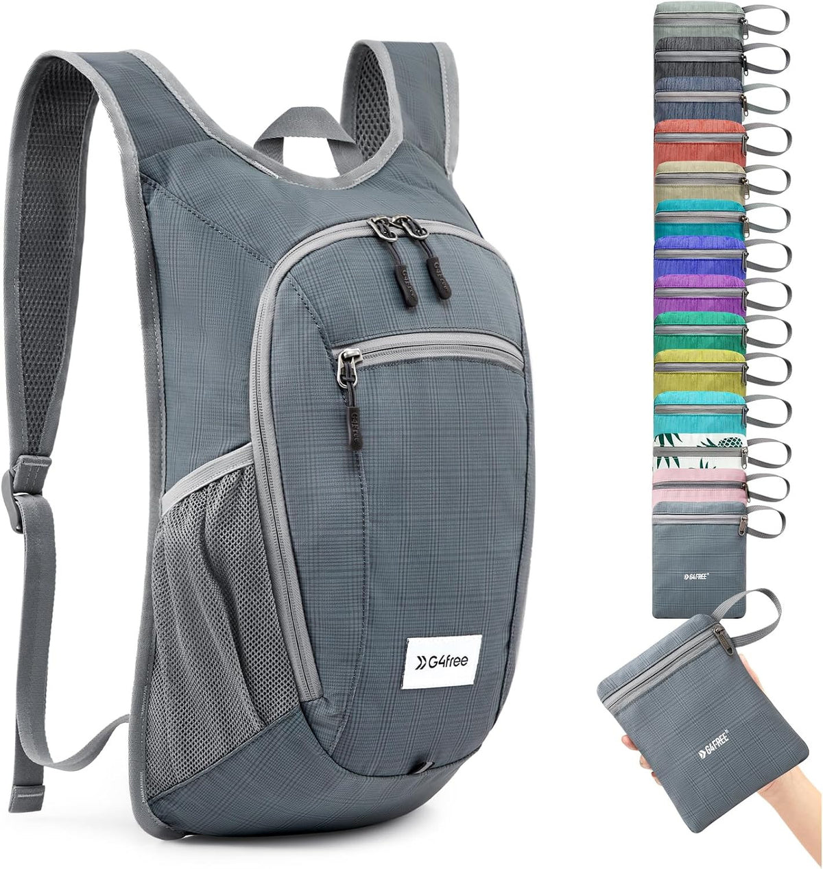 Lightweight Packable Hiking Backpack 10L/15L Travel Daypack