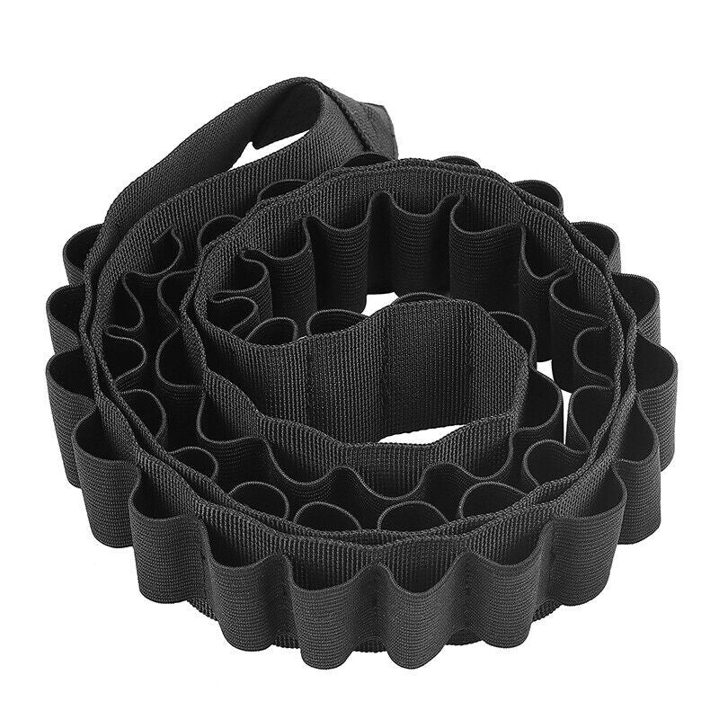 Hunting Shotgun Shell Bandolier Holder 12/20 Gauge 50 Rounds Nylon Belt