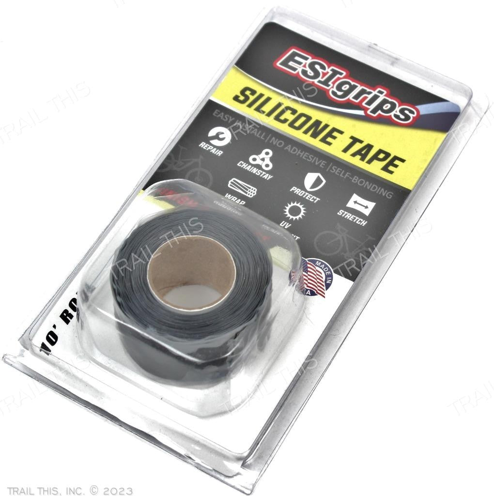 10-Foot Silicone Bike Bar Finishing Tape & Chainstay Protection - Black