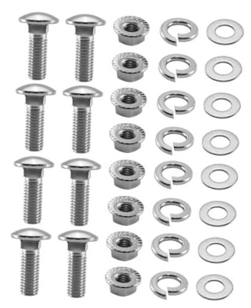 32PCS Bumper Bolt Set for Chevy C10 Pickup - Front & Rear Stainless Steel Fasteners