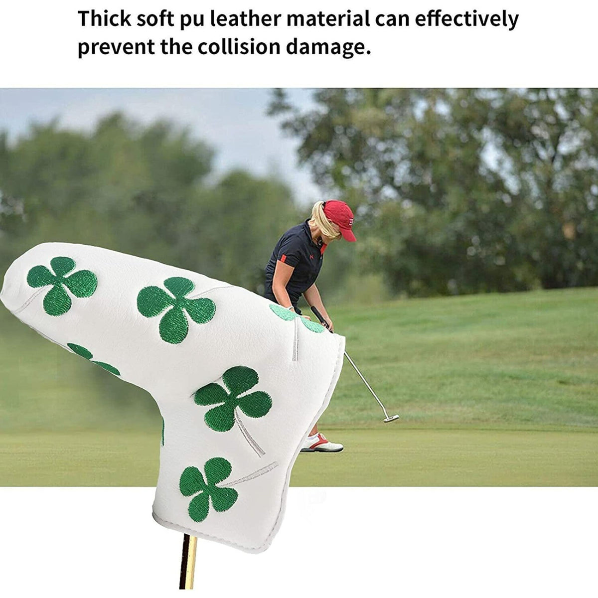 Golf Putter Head Cover Blade Style Fits All Clubs - Multiple Variants