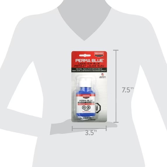 Gun Bluing Solution Liquid Cold Blueing for Steel Metal Touch Up 3 OZ