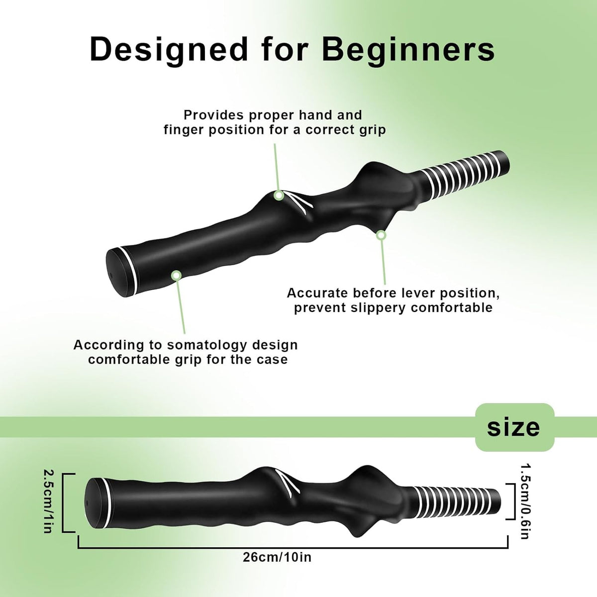 Right-Hand Golf Swing Trainer Grip - Teaching Aid for Beginners