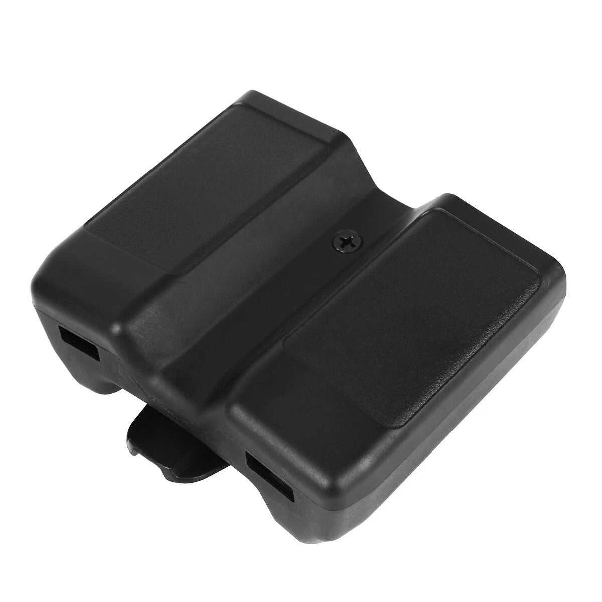 Double Stack Magazine Pouch Belt Holster for 9mm/.40/.357 Caliber - Black