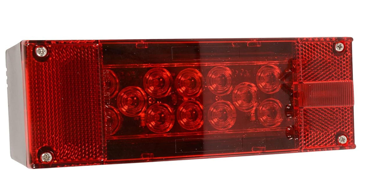 Waterproof LED Trailer Tail Light - Right Side, 7 Functions, 18 LEDs