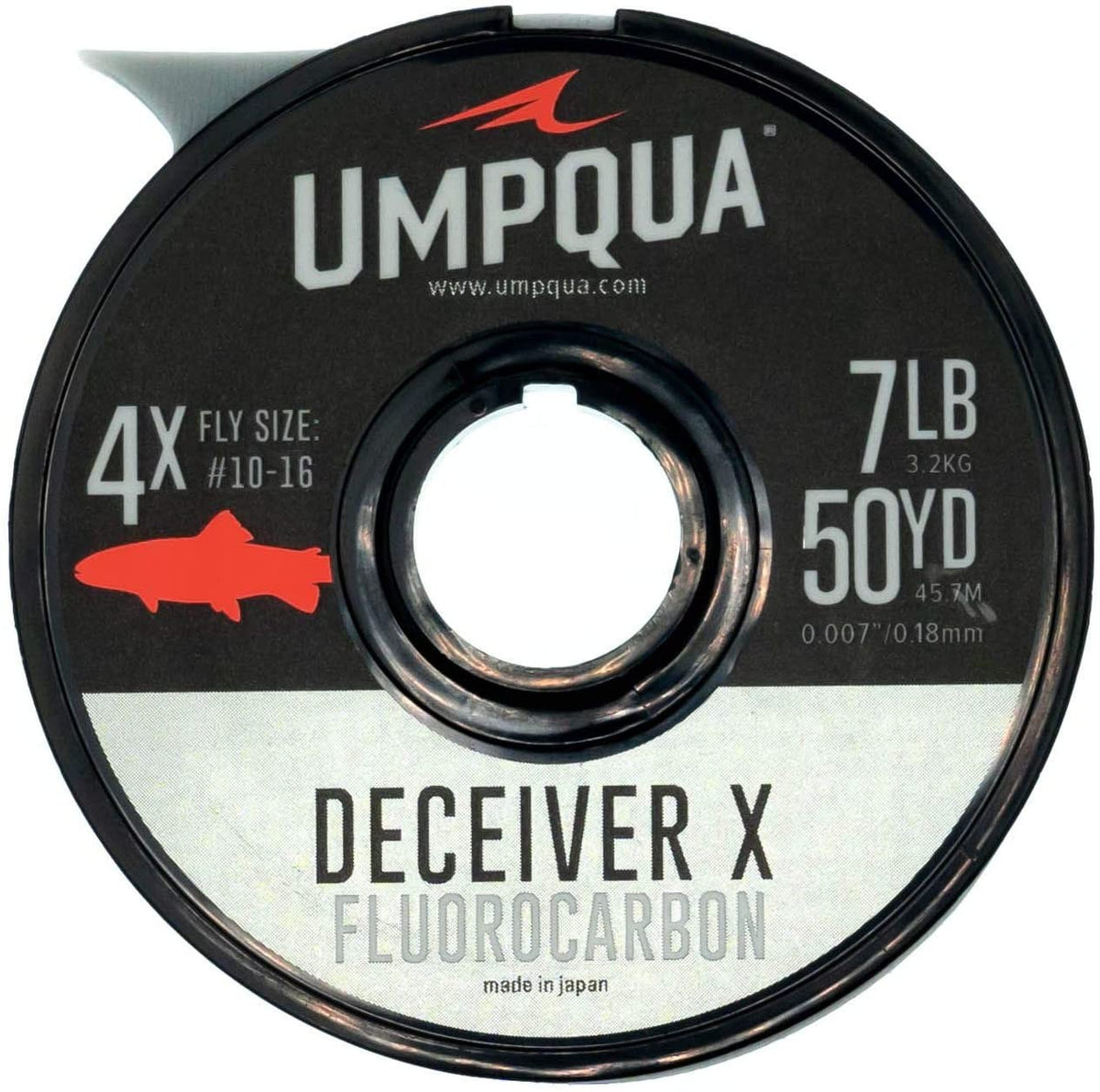Fly Fishing Fluorocarbon Tippet 50YDS - Clear Leader for Trout & Salmon