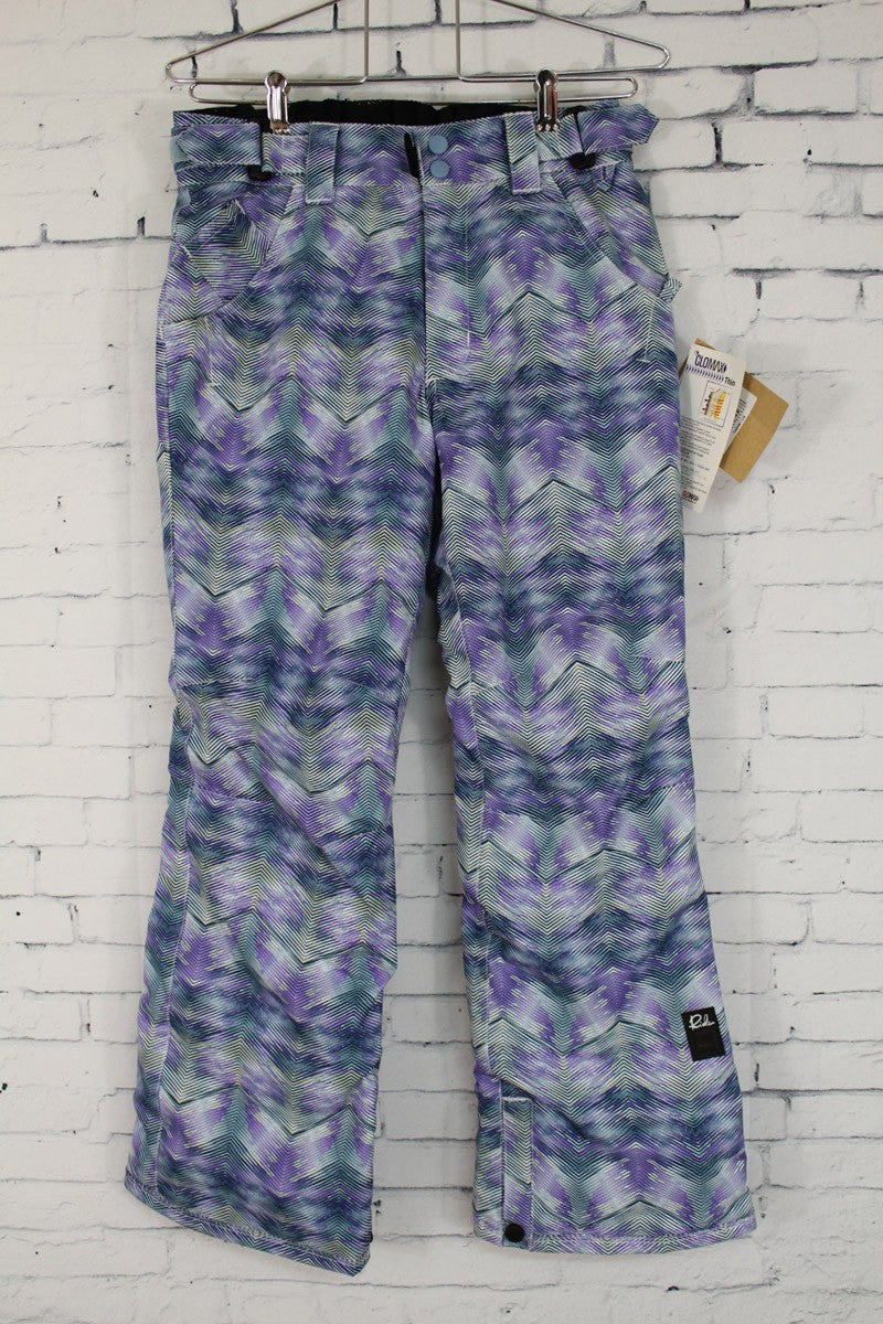 Youth Snowboard Pants with Waterproof Breathable 10K/5K Sawtooth Print