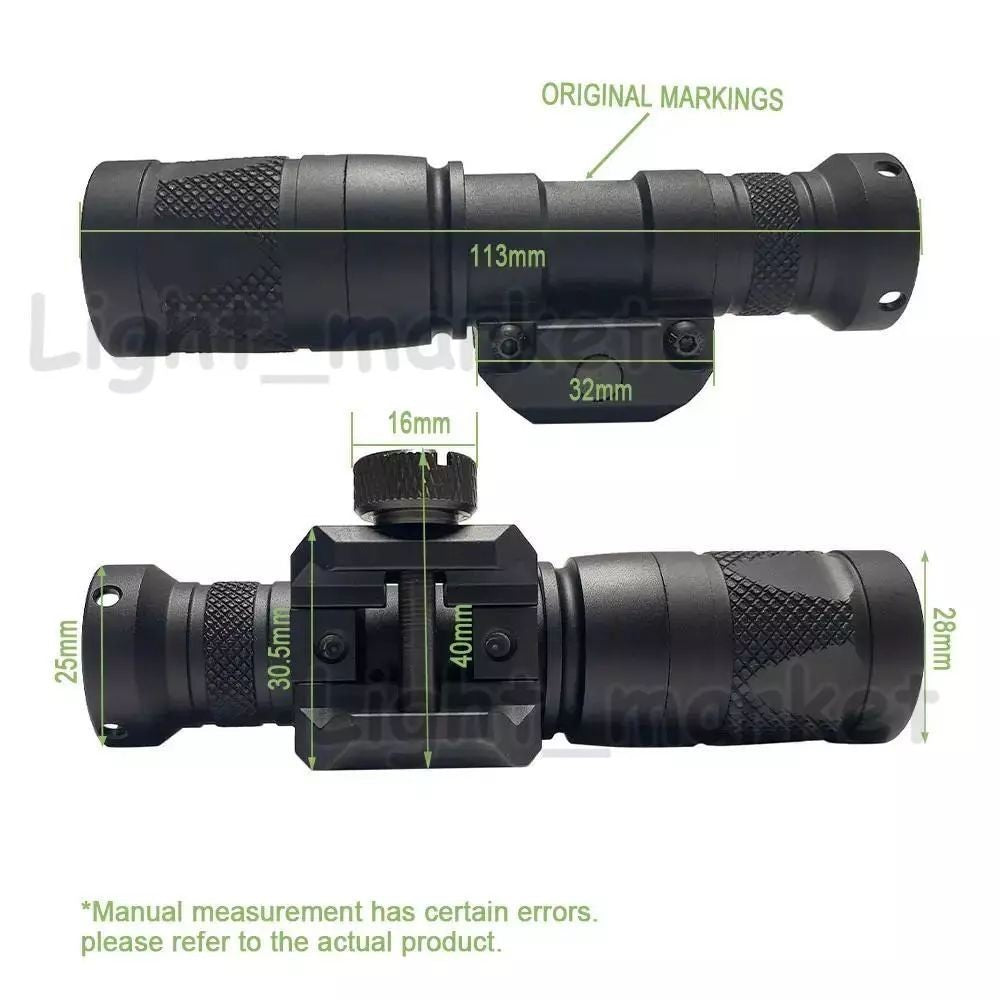 Infrared Hunting Flashlight with White LED and IR Output - M300V Compatible