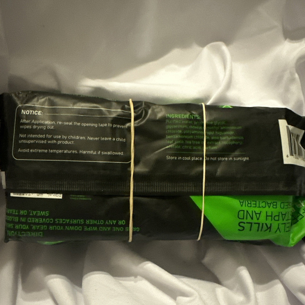 Boxing Glove Wipes - 2 Pack of 60 Sanitizing Wipes with Championship Scent