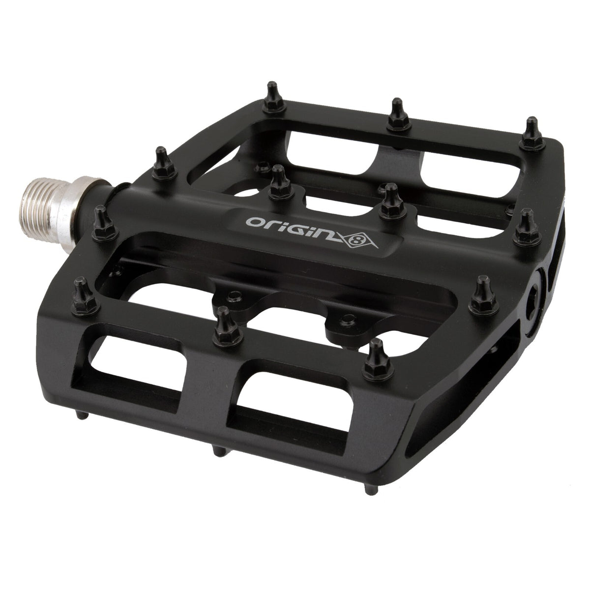 CNC Machined Alloy Flat Pedals for Cycling Black 9/16 Inch