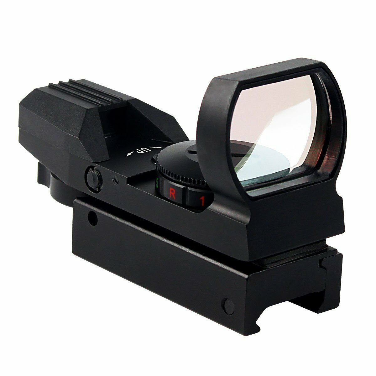 Red Green Dot with 4 Reticles, 11mm Dovetail Mount, Tactical Scope