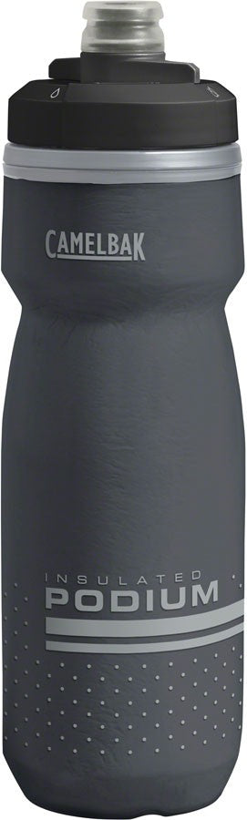 Insulated Water Bottle 21oz Black - Reusable Hydration Flask