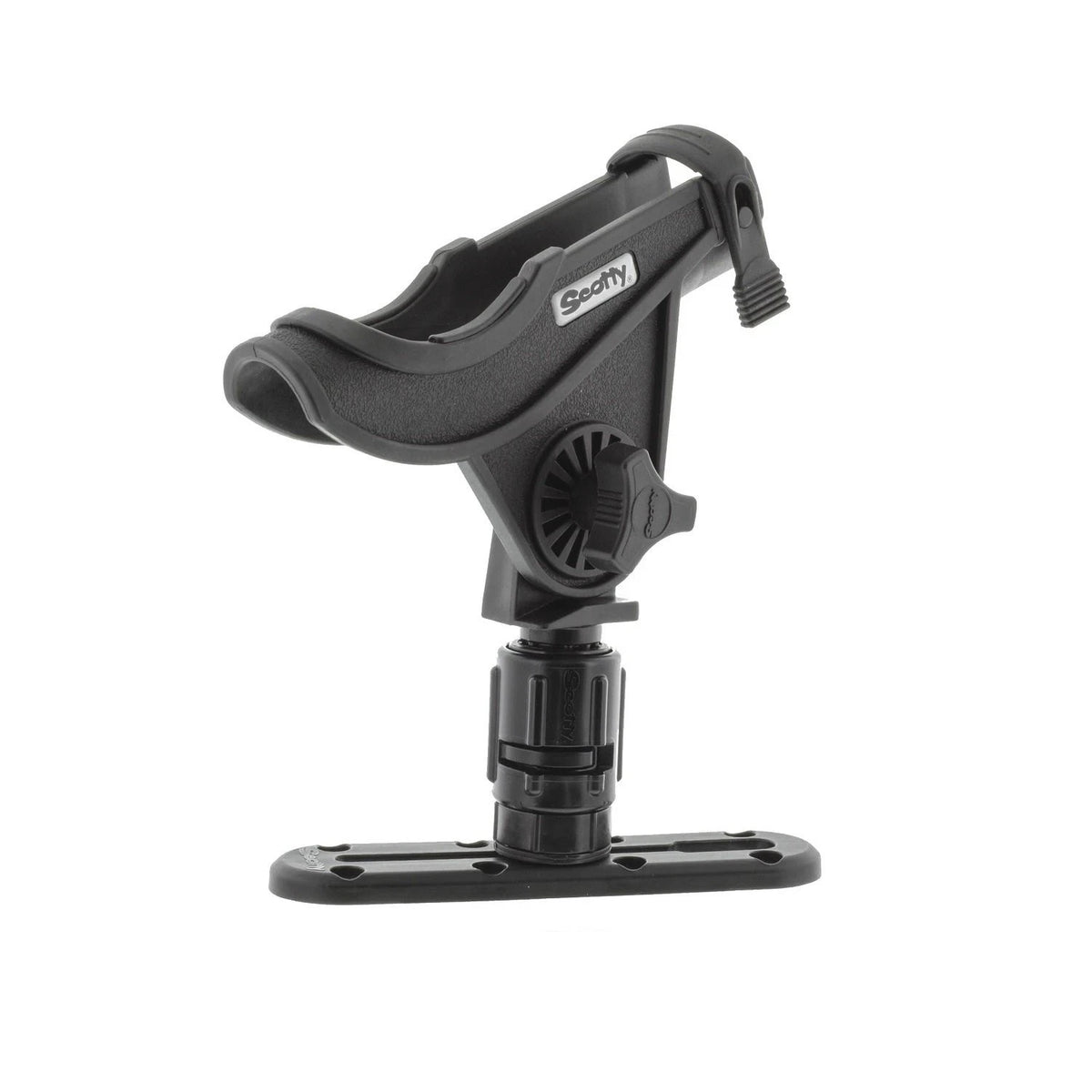 Baitcaster & Spinning Rod Holder for Kayak and Boat - Scotty 0282-BK