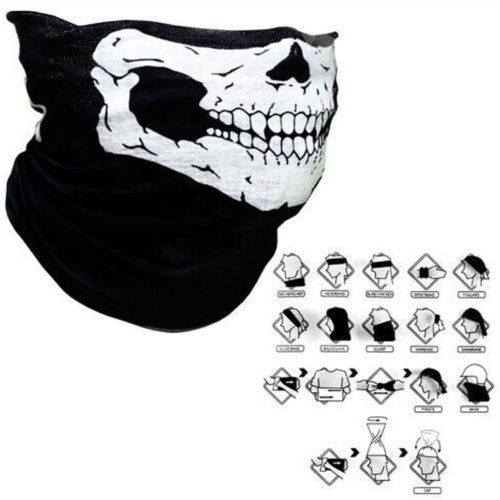 Unisex Skull Face Mask for Motorcycle Ski Snowboard Balaclava - Multiple Quantities