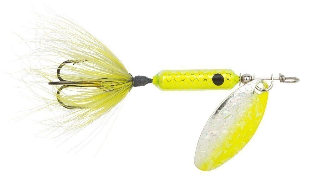 Inline Fishing Spinner Lure - Rooster Tail 2.75-Inch, 1/4 oz Bait