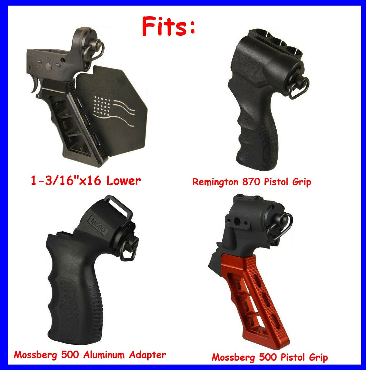 Universal End Cap for Mossberg 500/590, Maverick 88 & More - 1-3/16" x 16 TPI