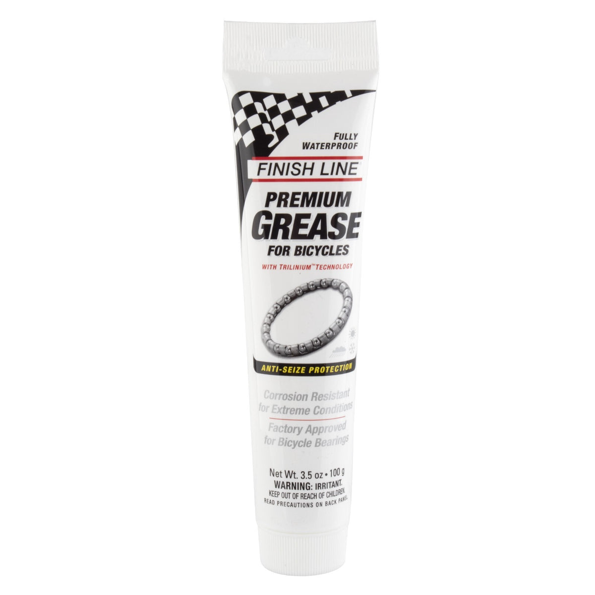 Premium Bicycle Grease with Trilinium Technology - 3.5oz Tube for Road & Mountain Bikes