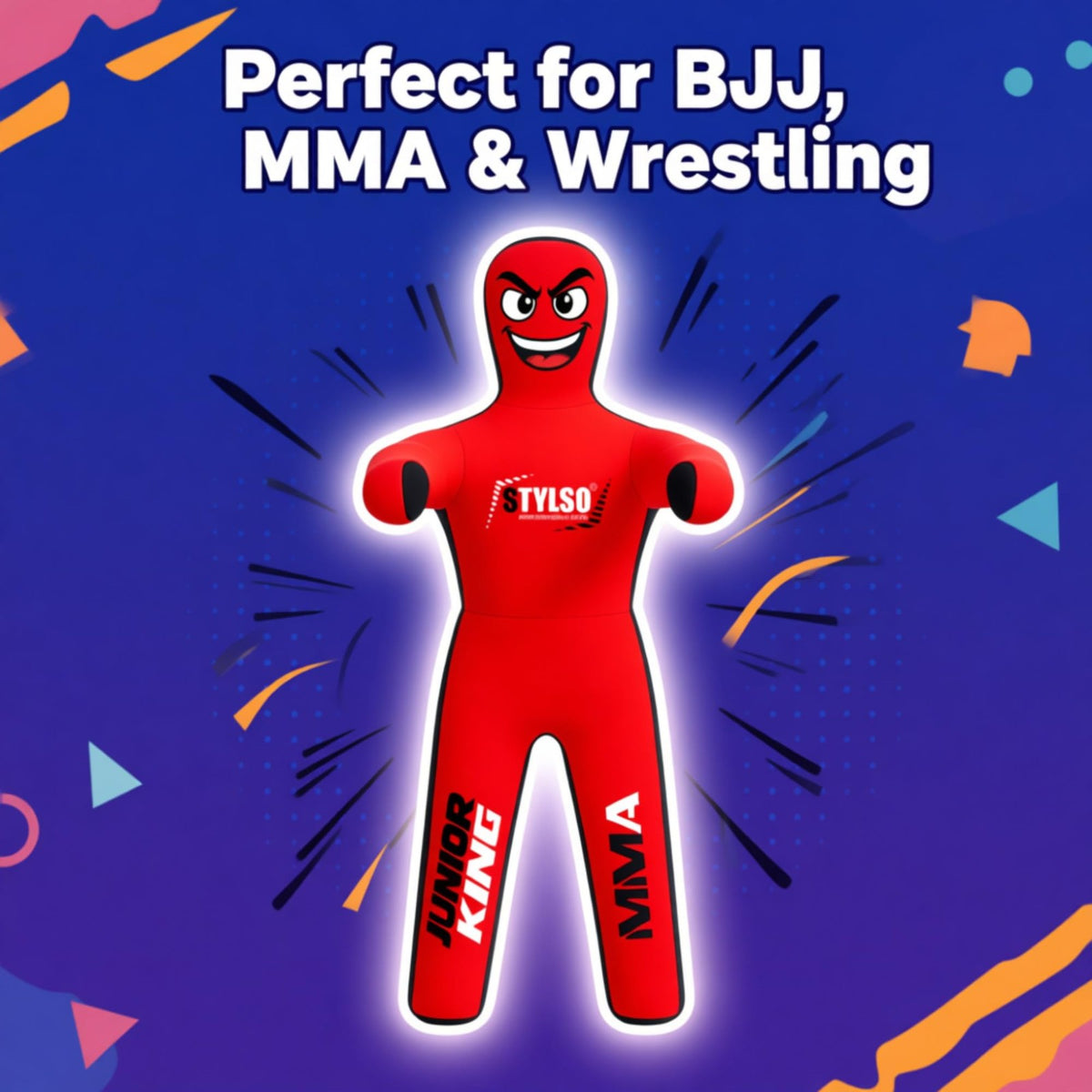 Kids Wrestling Dummy 3ft Unfilled Grappling Dummy for Martial Arts Training