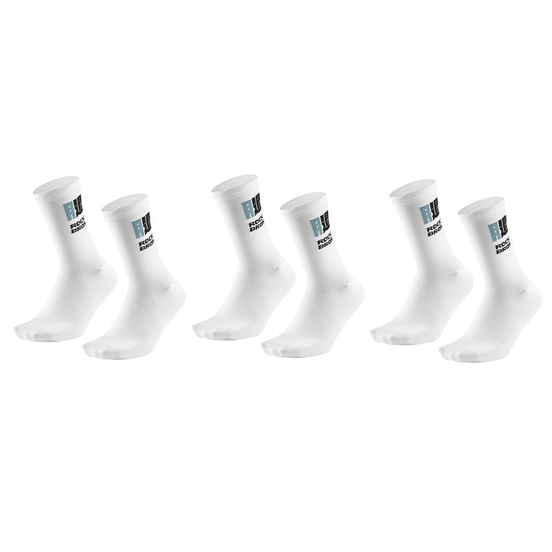 Breathable Cycling Socks 2-3 Pack - Athletic Crew Bike Socks for Men & Women