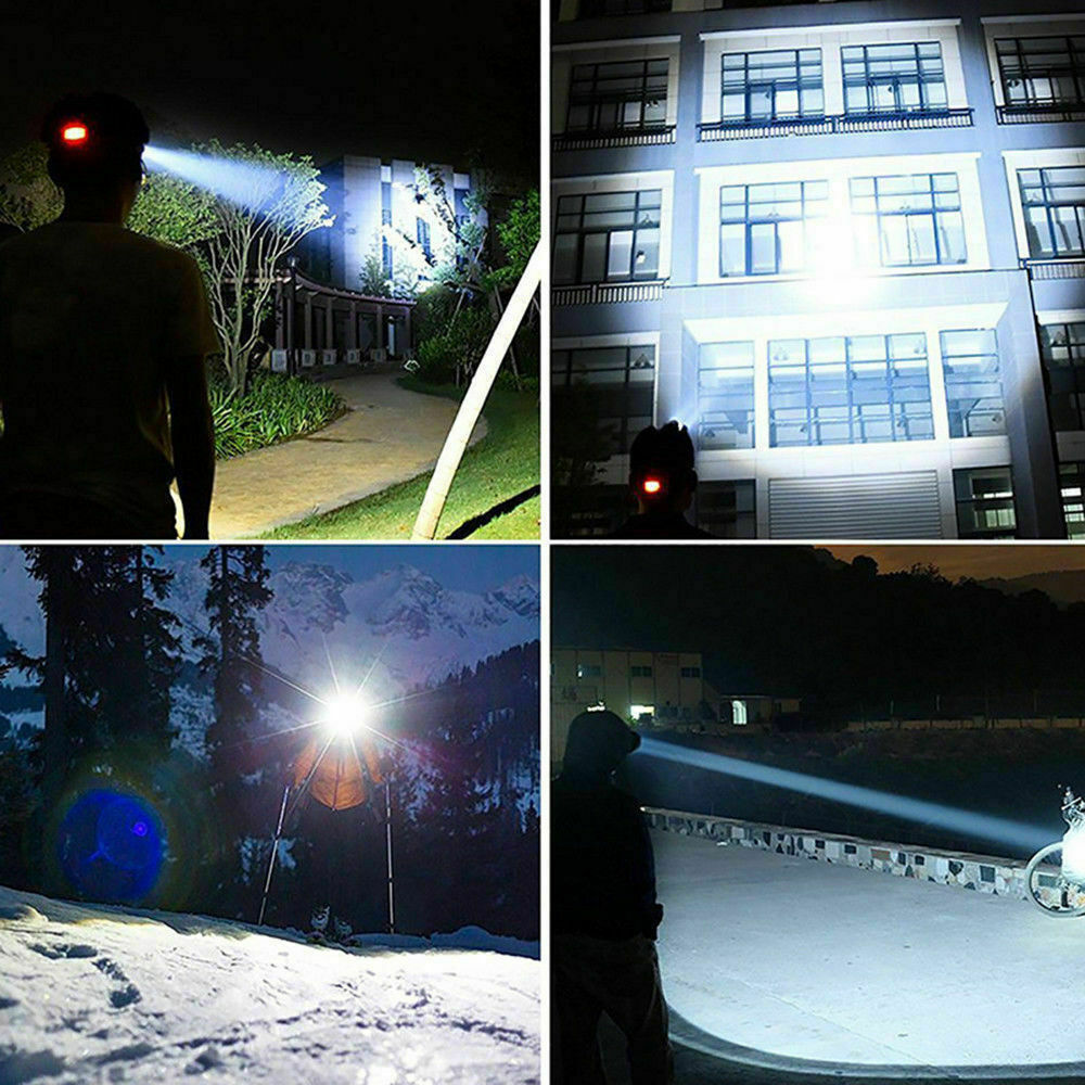 Super-Bright 5-LED Headlamp Headlight Flashlight with Adjustable Focus